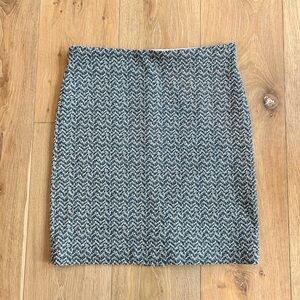 Elegant Navy and White Women's Skirt
